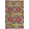 Handmade Multi Kilim Geometric 3x5 ft