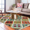 Handmade Multi Kilim Geometric 3x5 ft