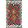 Handmade Multi Kilim Geometric 3x5 ft