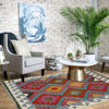 Handmade Multi Kilim Geometric 3x5 ft