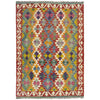 Handmade Multi Kilim Geometric 4x6 ft