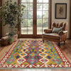 Handmade Multi Kilim Geometric 4x6 ft