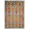 Handmade Multi Kilim Geometric 5x8 ft
