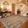 Handmade Multi Kilim Geometric 5x8 ft