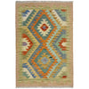 Handmade Multi Kilim Geometric 2x4 ft