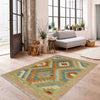 Handmade Multi Kilim Geometric 2x4 ft
