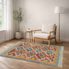Handmade Multi Kilim Geometric 2x4 ft