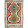 Handmade Multi Kilim Geometric 2x4 ft