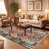 Handmade Multi Kilim Geometric 4x7 ft