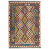 Handmade Multi Kilim Geometric 4x6 ft