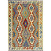 Handmade Multi Kilim Geometric 4x6 ft