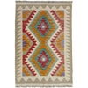 Handmade Multi Kilim Geometric 2x4 ft