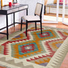 Handmade Multi Kilim Geometric 2x4 ft