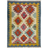 Handmade Multi Kilim Geometric 2x4 ft