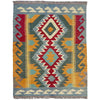Handmade Multi Kilim Geometric 2x4 ft