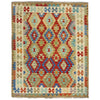 Handmade Multi Kilim Geometric 4x7 ft