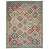 Handmade Multi Kilim Geometric 4x7 ft