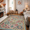 Handmade Multi Kilim Geometric 4x7 ft