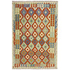 Handmade Multi Kilim Geometric 4x7 ft