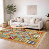 Handmade Multi Kilim Geometric 4x7 ft