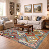 Handmade Multi Kilim Geometric 4x7 ft