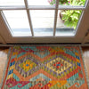 Handmade Multi Kilim Geometric 2x3 ft