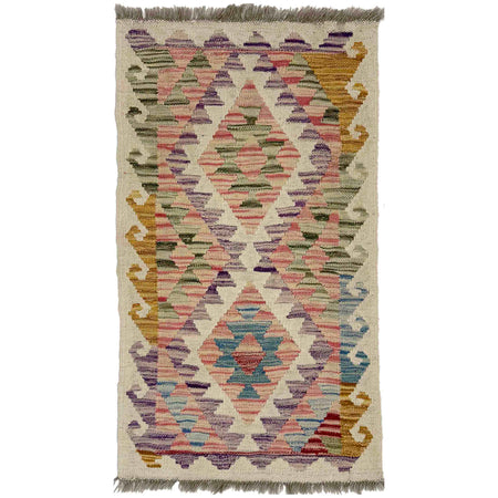Handmade Multi Kilim Geometric 2x3 ft