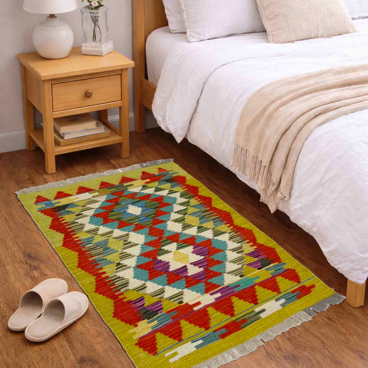 Handmade Multi Kilim Geometric 2x3 ft