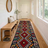 Handmade Multi Kilim Geometric 10' Runner