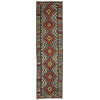 Handmade Multi Kilim Geometric 10' Runner