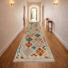 Handmade Multi Kilim Geometric 10' Runner