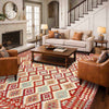 Handmade Multi Kilim Geometric 12x15 ft
