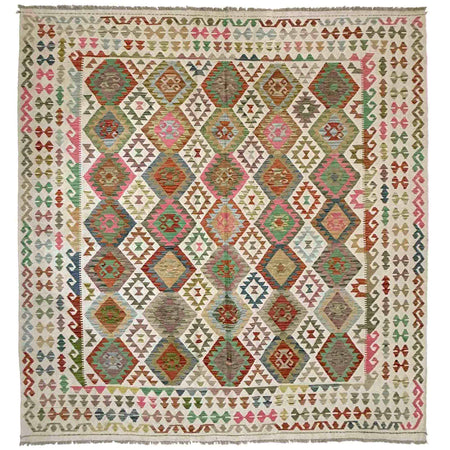 Handmade Multi Kilim Geometric 8x10 ft