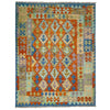 Handmade Multi Kilim Geometric 5x8 ft