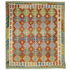 Handmade Multi Kilim Geometric 5x8 ft