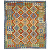 Handmade Multi Kilim Geometric 5x8 ft