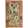 Handmade Multi Kilim Geometric 4x6 ft