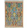 Handmade Multi Kilim Geometric 4x6 ft