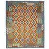 Handmade Multi Kilim Geometric 5x8 ft