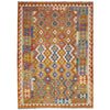 Handmade Multi Kilim Geometric 5x8 ft