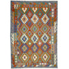 Handmade Multi Kilim Geometric 5x8 ft