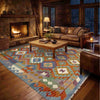 Handmade Multi Kilim Geometric 5x8 ft