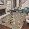 Handmade Multi Kilim Geometric 5x8 ft