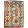 Handmade Multi Kilim Geometric 5x8 ft