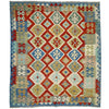 Handmade Multi Kilim Geometric 5x8 ft