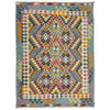 Handmade Multi Kilim Geometric 4x6 ft
