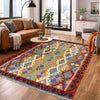 Handmade Multi Kilim Geometric 4x6 ft