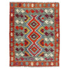 Handmade Multi Kilim Geometric 3x5 ft