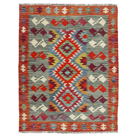 Handmade Multi Kilim Geometric 3x5 ft