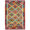 Handmade Multi Kilim Geometric 3x5 ft